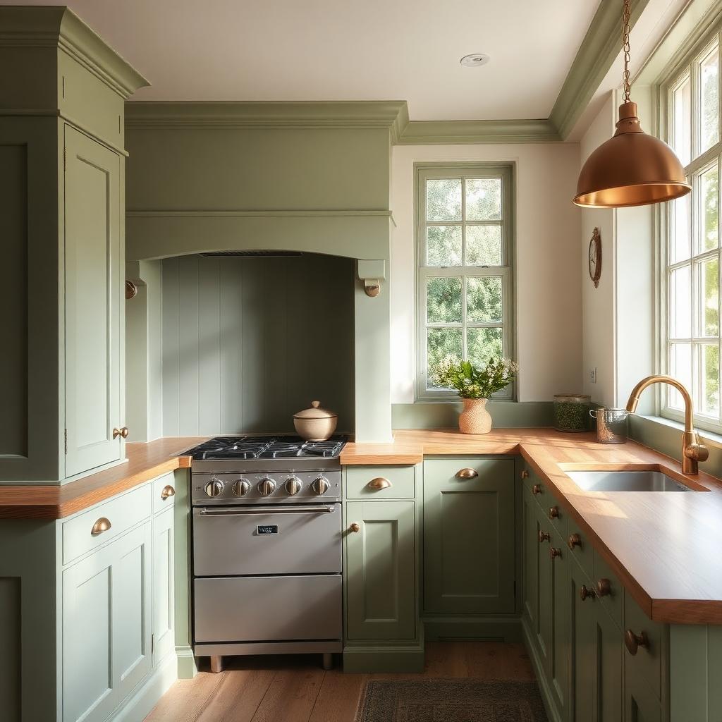 Hand-Painted Shaker Kitchen